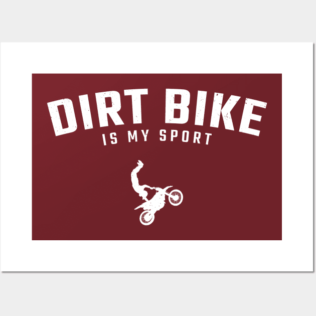 dirt bike Wall Art by Circle Project